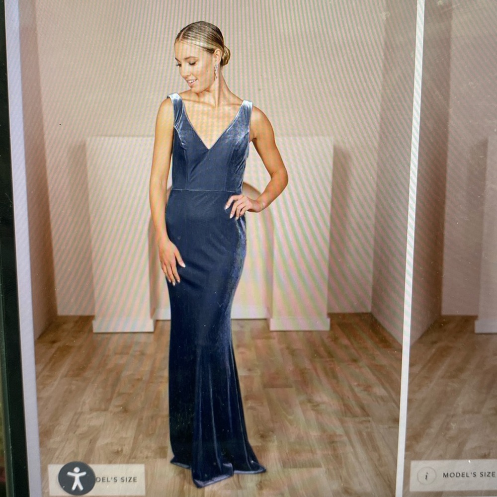 Revelry Dakota Dress Indie Blue size 10